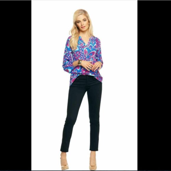 Lilly Pulitzer Worth Stretch Sateen Skinny Pant - Picture 3 of 9